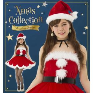 NEW デイジーワンピースサンタ  /サンタ コスプレ サンタクロース レディース 女性用 コスチューム クリスマス 衣装 （873945）の画像