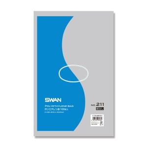 “送料無料/直送” スワン ポリエチレン袋 No.211 紐なし 13000枚｜p-maruoka