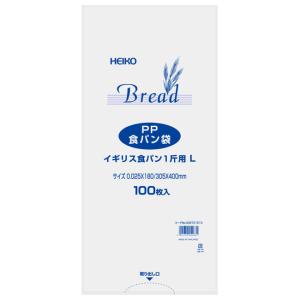 PP食パン袋 イギリス食パン 1斤用 L 100枚｜p-maruoka