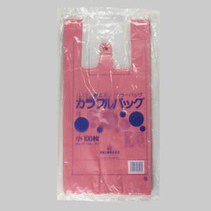 “送料無料/直送” イージーバッグ カラフルバッグ 小ピンク カラー手提げ袋 10000枚