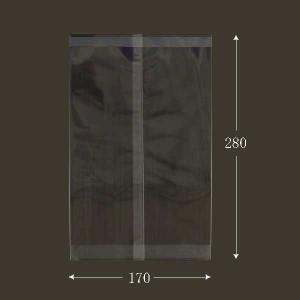 “ゆうパケット対象” パートコート袋 ＃40×170×280 背貼 OPP袋 乾燥剤対応 100枚｜p-maruoka