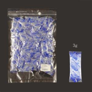 “ネコポス可能” “国産” シリカゲル（乾燥剤）  HDタイプ（青）3g 100個｜p-maruoka