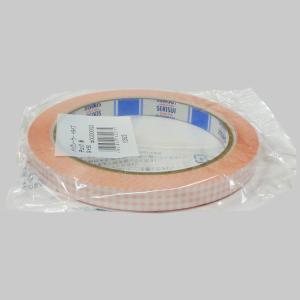 “メール便対象” “国産” バッグシーラーテープ H 9×50 チェック赤 1巻