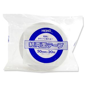 紙両面テープ 50mm巾×20m巻 1巻｜p-maruoka