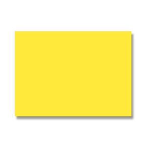 “ゆうパケット対象” 色無地カード M イエロー 95×130 (縦95 横130 枚数50枚) 1束｜p-maruoka