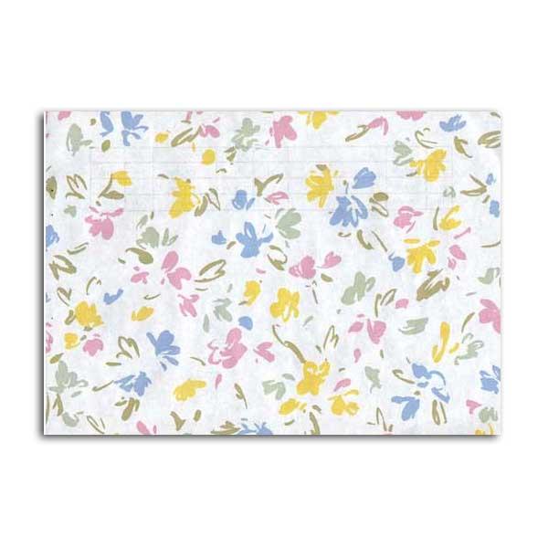 “送料無料/直送” 包装紙 全判 ペールフラワー 100枚