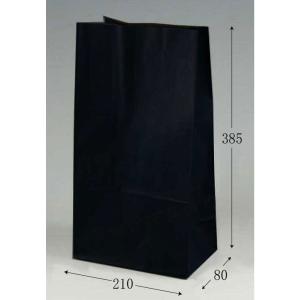 紙袋 SS 角底袋 黒無地 (幅90 マチ50 長さ175) 100枚 : パッケージ