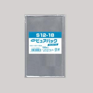 OPP袋 ピュアパック S12-18 グリーティングカード用 1000枚｜p-maruoka