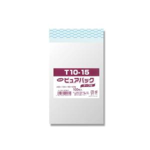 OPP袋 ピュアパック テープ付 T10-15 5000枚 : パッケージ マルオカ