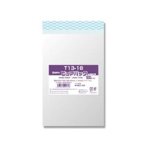 テープ付” OPPクリスタルパック T8-12 OPP袋 1000枚 : パッケージ