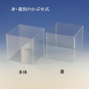 “送料無料/直送” クリスタルボックス特殊 マグカップ用 透明容器 (厚み0.3 縦100 横100 高さ100) 180個｜p-maruoka