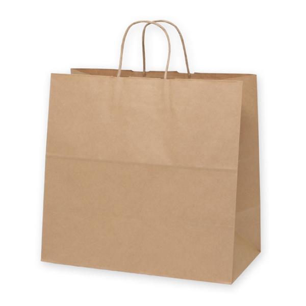 “送料無料/直送” 手提げ紙袋 41-2 未晒無地 120g 丸紐 (巾410 マチ220 高さ39...