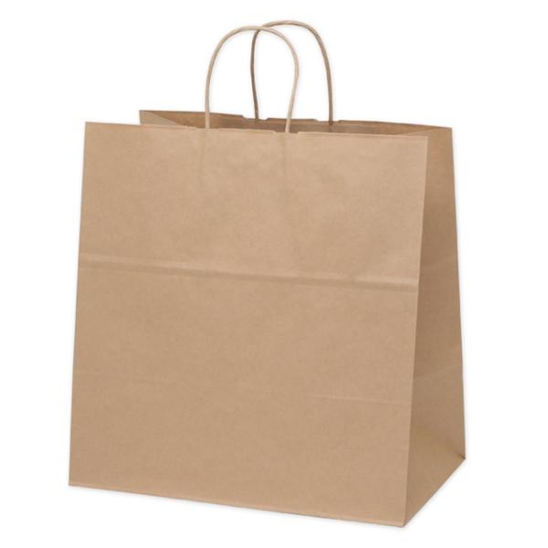 手提げ紙袋 38-4 未晒無地 120g 丸紐 (巾380 マチ250 高さ395 取っ手丸紐) 5...