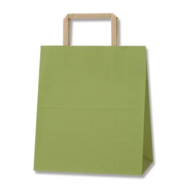 手提げ紙袋 S2 まっちゃ マチ巾広タイプ 22cm巾 (巾220 マチ130 高さ255 取っ手平...