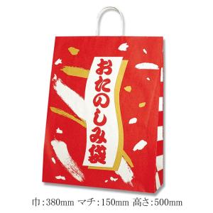 手提げ紙袋 カスタムB おたのしみ袋A 福袋 (巾380 マチ150 高さ500
