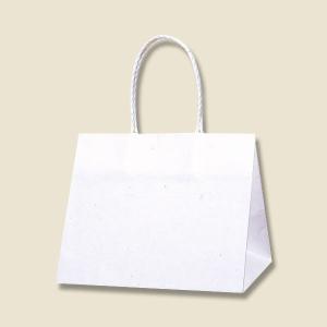 手提げ紙袋 スムースバッグ 25-19 片艶白無...の商品画像