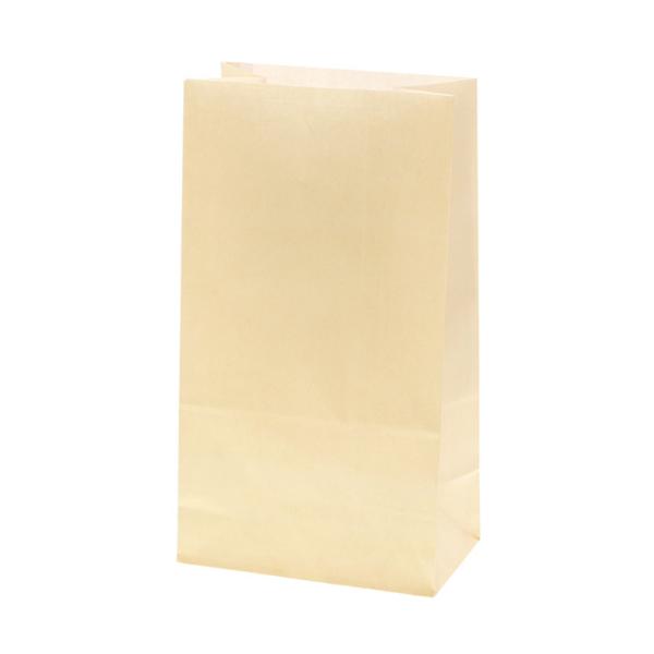角底袋 ファンシーバッグ K4 ニュアンスベージュ (幅130 マチ80 高さ235 材質晒クラフト...