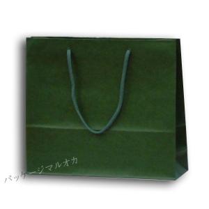 手提げ紙袋 45-1 未晒グリーンC 丸紐 (巾450 マチ220 高さ455) 10枚