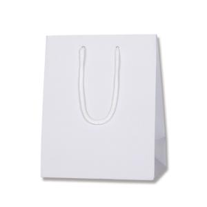 プレーンチャームバッグ 20-12 スノーホワイト (巾200 マチ120 高さ250 1枚重さ40g) 100枚｜p-maruoka