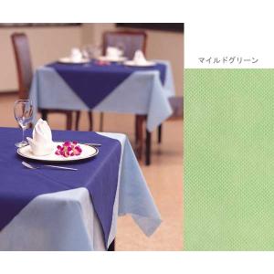 テーブルクロス オリビア グリーン（100×100） 不織布 5枚