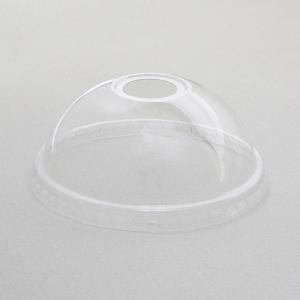 透明PPカップ U底のドーム蓋 穴付 タピオカ用...の商品画像