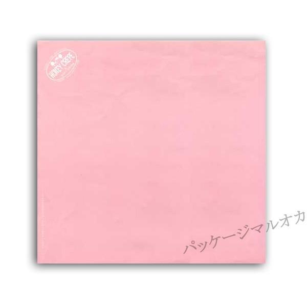 “送料無料/直送” クレープ包材 ハニークレープ包装紙(ピンク) クレープ紙 (縦259 横255)...
