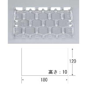 “送料無料/直送” 珍味トレー KP-24   (縦180 横120 高さ10 材質OPS) 6000枚｜p-maruoka