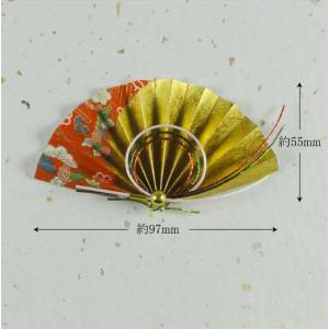 料理飾り MZ-51 水引飾り 扇 (巾約170 高さ約60) 100個 : パッケージ