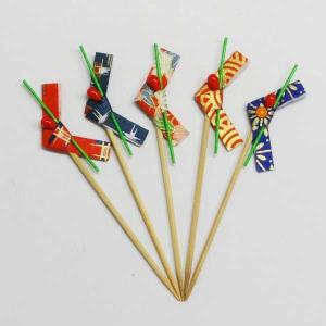 料理飾り MZ-51 水引飾り 扇 (巾約170 高さ約60) 50個 : パッケージ