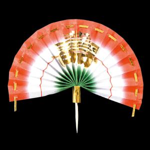 料理飾り 雅扇子 （中）No.6301 (巾120 長さ75) 100個