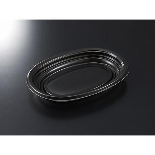 “送料無料/直送” テイクアウト容器 TPオルマ M25-18 黒 身 (容量約260g 縦250 ...