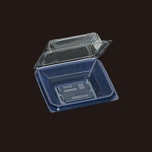 “地域で無料/直送” フードパック スクエア10 グラスブルー 1200枚/送料タイプ012