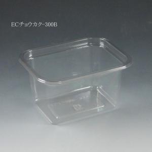 “送料無料/直送” 味噌容器 ECチョウカク-300B  本体 透明カップ 1000枚｜p-maruoka