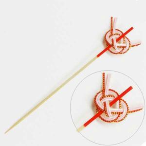 料理飾り MZ-51 水引飾り 扇 (巾約170 高さ約60) 50個 : パッケージ