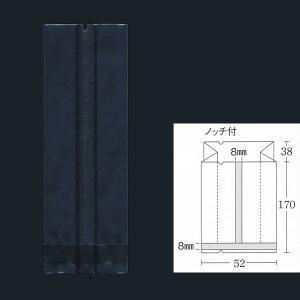 合掌ガゼット袋 GTN No.5 バラ 52×38×170 透明・冷凍対応 100枚｜p-maruoka
