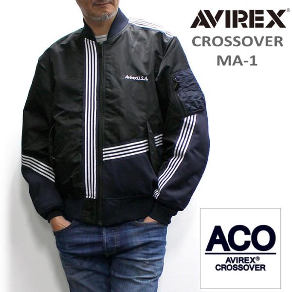 セール／50％オフ！AVIREX 《CROSSOVER》MA-1 JACKET / アビレックス ク...
