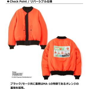 《AVIREX * PEANUTS》MA-1 ...の詳細画像5
