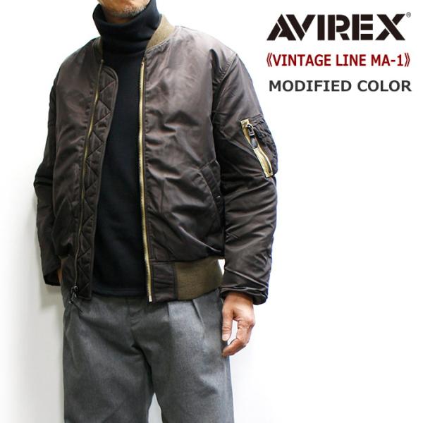 AVIREX / アビレックス 《VINTAGE LINE》MA-1 MODIFIED COLOR ...
