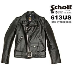 Schott N.Y.C ショット SCHOTT 618 ダブルライダース ブラック