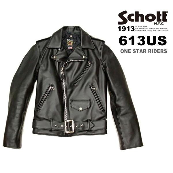 Schott ONESTAR RIDERS613US (ショット ダブルライダースワンスター613U...