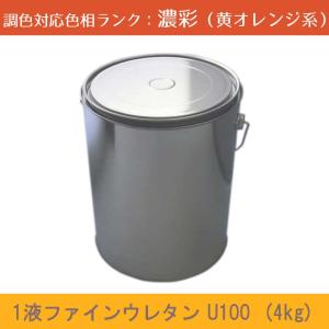 1液ファインウレタンU100 ホワイト（全ツヤ有り） 15kg 1缶 日本