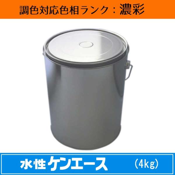 水性ケンエース 濃彩色 4kg 1缶 日本ペイント 日塗工見本帳参照色 調色 ニッペ
