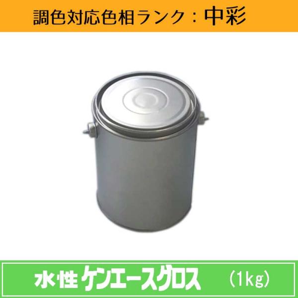 水性ケンエースグロス 中彩色 1kg 1缶 日本ペイント 日塗工見本帳参照色 調色 ニッペ