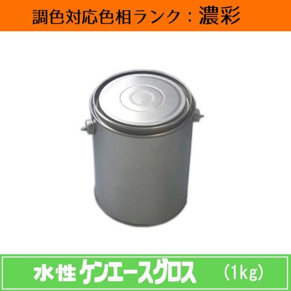 水性ケンエースグロス 濃彩色 1kg 1缶 日本ペイント 日塗工見本帳参照色 調色 ニッペ