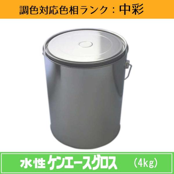 水性ケンエースグロス 中彩色 4kg 1缶 日本ペイント 日塗工見本帳参照色 調色 ニッペ