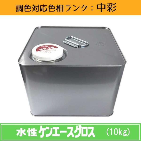水性ケンエースグロス 中彩色 10kg 1缶 日本ペイント 日塗工見本帳参照色 調色 ニッペ