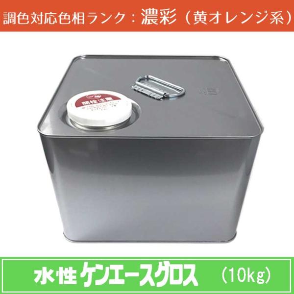水性ケンエースグロス 濃彩色（黄オレンジ系） 10kg 1缶 日本ペイント 日塗工見本帳参照色 調色...