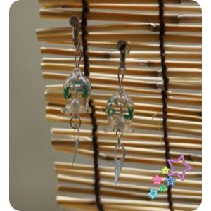 スイカ　風鈴ピアス 風鈴ピアス/イヤリング/花火 ピアス（フック・チェーン） a.line