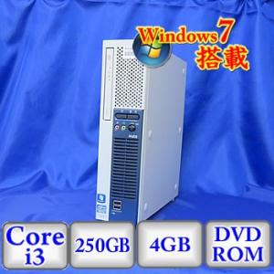 -中古-デスクトップパソコンNEC Mate MK34LE-E [PC-MK34LEZCE] -Windows7 Professional 32bit Core i3 3.4GHz 4GB 250GB DVD-ROM　送料無料｜p-pal