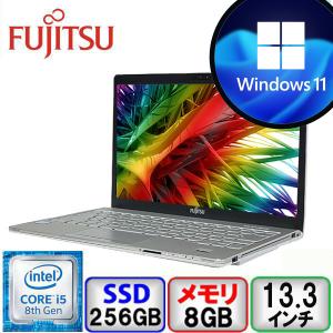 富士通 LIFEBOOK SH75/B3 FMVS75B3W Core i5 8GB メモリ 256GB SSD Windows11 Home 64bit Office搭載 DVDマルチ 中古 ノートパソコン Bランク｜p-pal